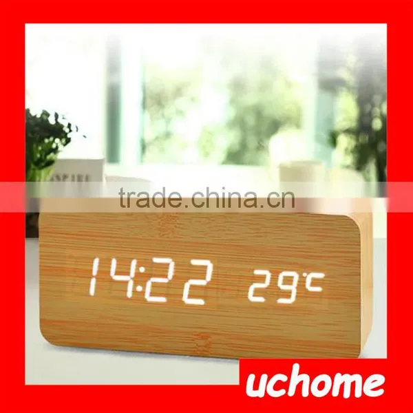 UCHOME 2018 Hot Selling Made in China Manufacturer Wooden Clock photo-3