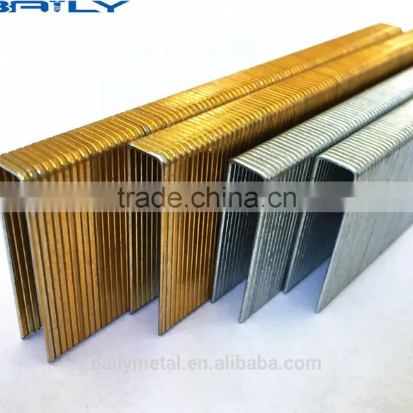 Factory Supply Custom Colored N8 Series Staples Crown: 10.70mm 16GA STAPLES for Furniture photo-2
