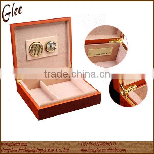 High Piano Glass MDF Cigar Humidor Box photo-2