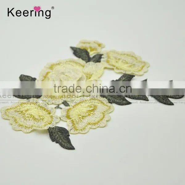 2017 New Arrival Clothing Accessories Embroidery Patch Flower Decoration From Keering WEF-759 photo-2