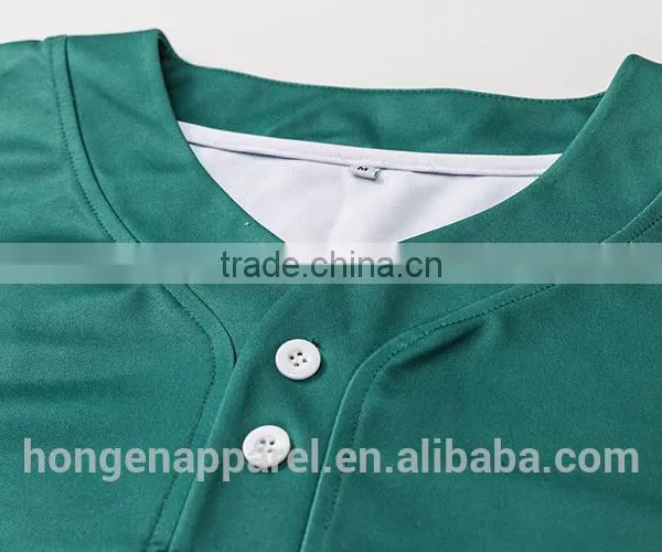 Cheap 100% Polyester Wholesale Blank Baseball Jersey photo-4