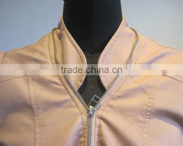 Jackets Product Type and 100% Polyester Shell Material Leather Jacket Coat photo-3