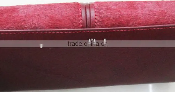 Fashion New Stylish Horse Hair Cowhide Genuine Leather Wallet photo-2