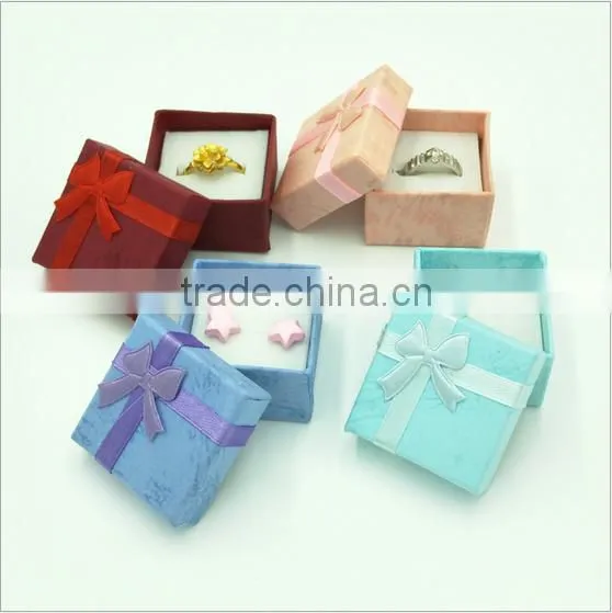 Custom Velvet Jewelry Packaging Box Velvet Jewelry Box With Butterfly Knot Luxury Velvet Box Gifts photo-4