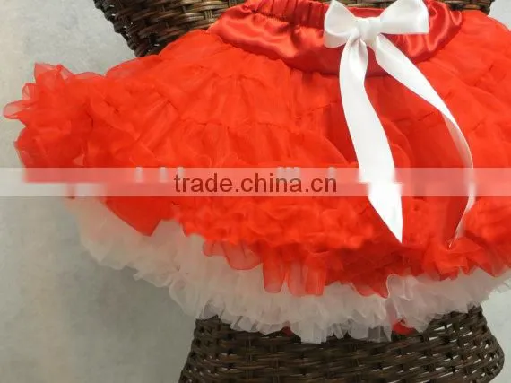 Christmas Baby Party TuTu Skirts Girls Puffy Tulle Pettiskirts photo-3