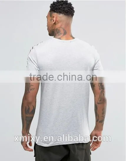 2016 Men t Shirt Made in China Cut Out Short Sleeve photo-3