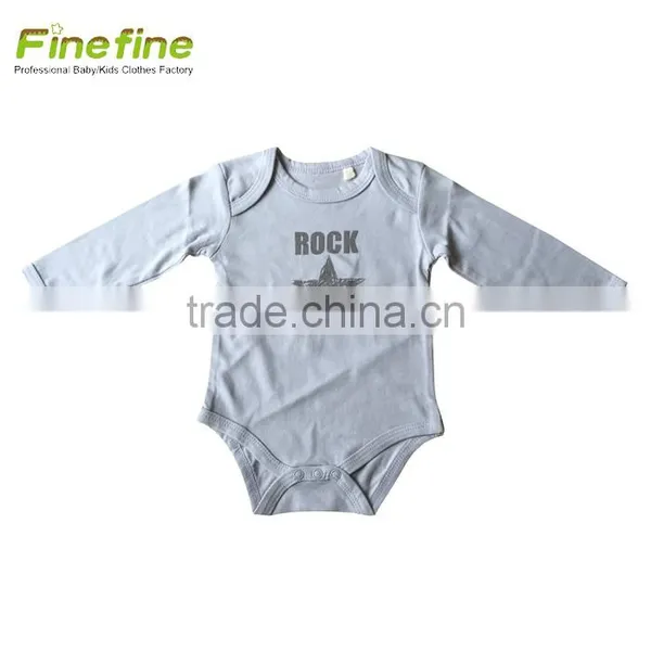 Long Sleeve Baby Clothes Organic Lovely Design Baby Romper Blank Set photo-5