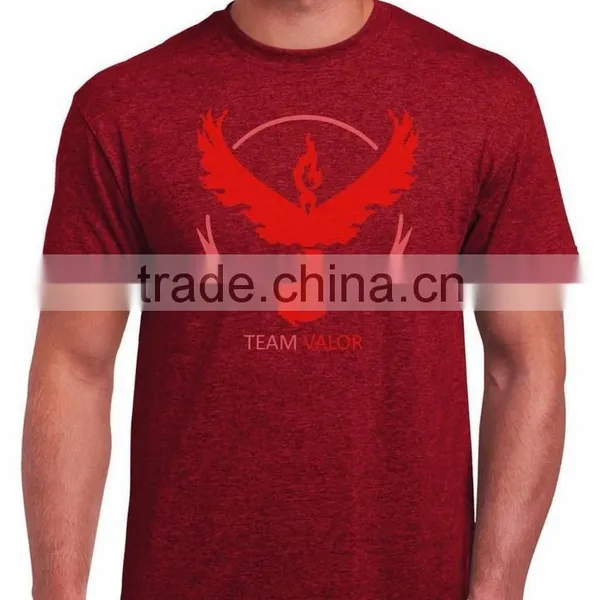 2016 Walson Pokemon Go Team Valor Team Mystic Team Instinct Pokeball Nerd Tshirt, Tee photo-4