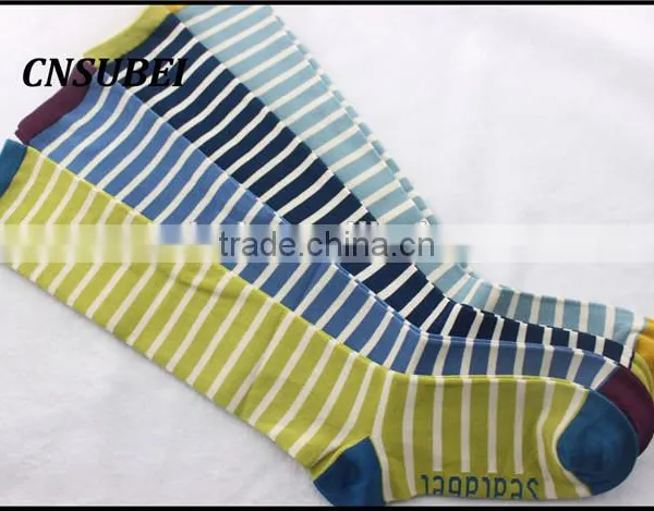 Shining Japanese Girl Stripe Jacqaurd Knee High Tube Christmas Stocking for Women Dress photo-5
