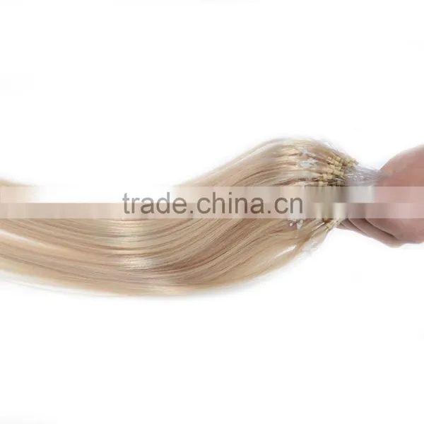 Virgin Human Hair Loop Ring Hair Extenisons photo-5