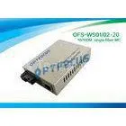 Single Fiber SM SC Fiber Media Converter , 100KM 10 / 100M 1310 & 1550 nm