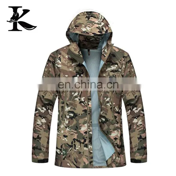 Hardshell Jacket Rain Grey Camo in Stocks photo-6