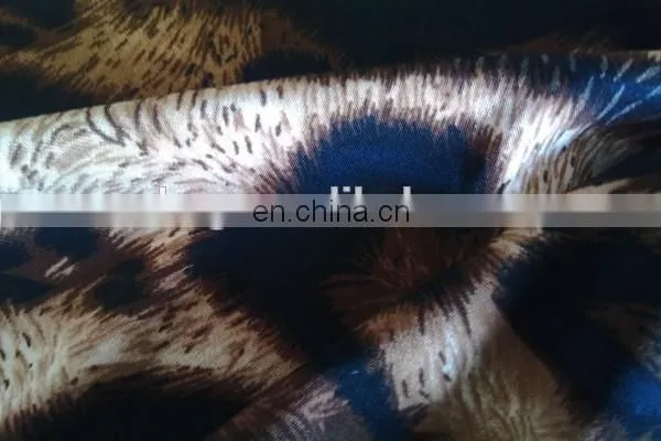 Shaoxing Winfar Textile Open End Spinning 30s Rayon Viscose Spandex Leopard Printed Fabric For Clothing photo-4