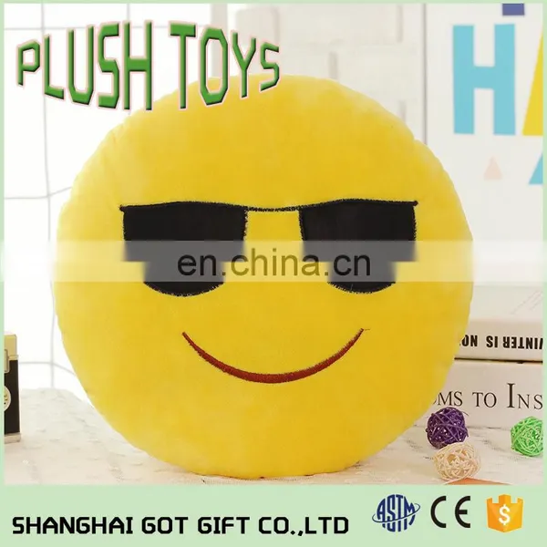 Emoji Kissing Heart Pillow Plush Round Cushion Stuffed Toy Doll for Kids Bed photo-5