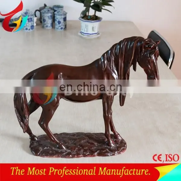 Attractive Lifelike Fiberglass Racing Horse photo-6