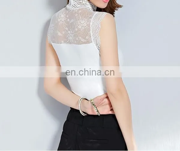 Customized Women Transparent Sexy Blouse photo-4