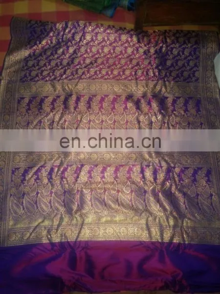 HAND LOOM SILK JUNGLA SAREE photo-5