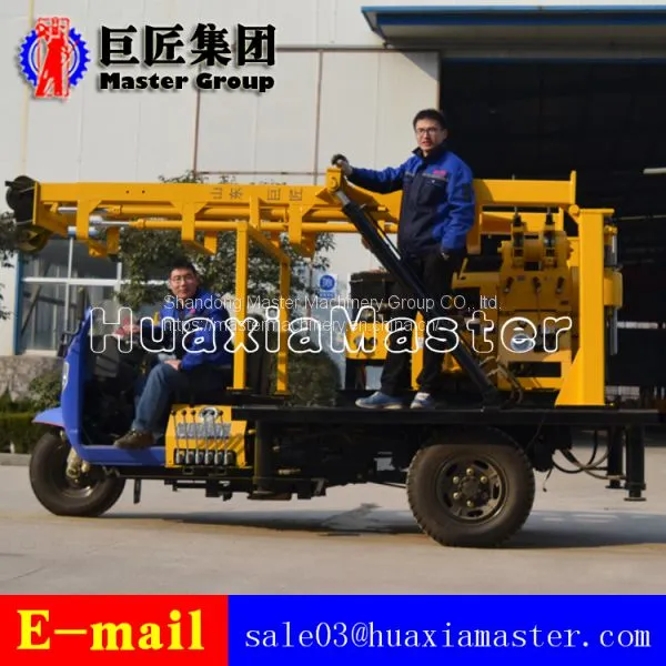 XYC-200A Vehicle Mounted Mobile Hydraulic Rotary Rock Water Well Drilling Rig Machine photo-4