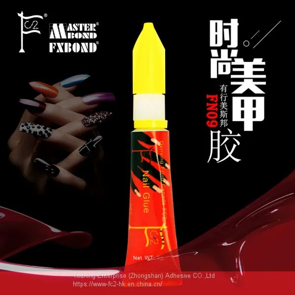 FC2 3g Professional Gel Adhesive Nail Glue With Bonding Diamond photo-2