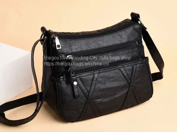 2019 Stonewash Handbag Wash Lady Bag Black Lady Sling Bag photo-3