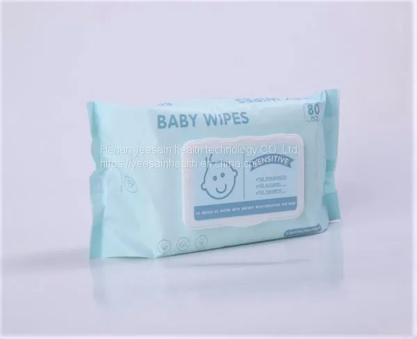 Wholesale Organic Bamboo Flushable Wet Tissue Paper Biodegradable Hand and Face Clean Baby Water Wet Wipes