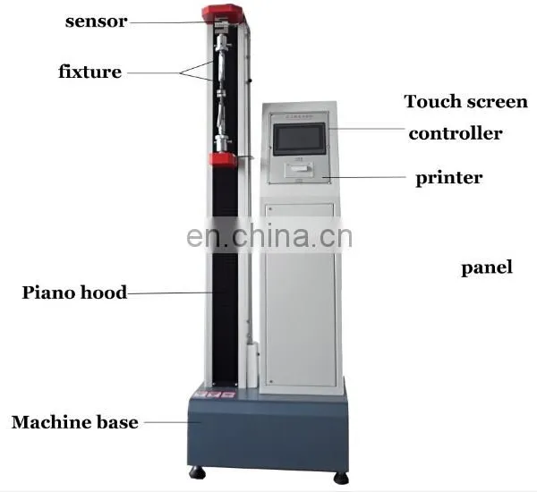 Touch Screen Universal Tensile Strength Testing Machine Factory photo-3
