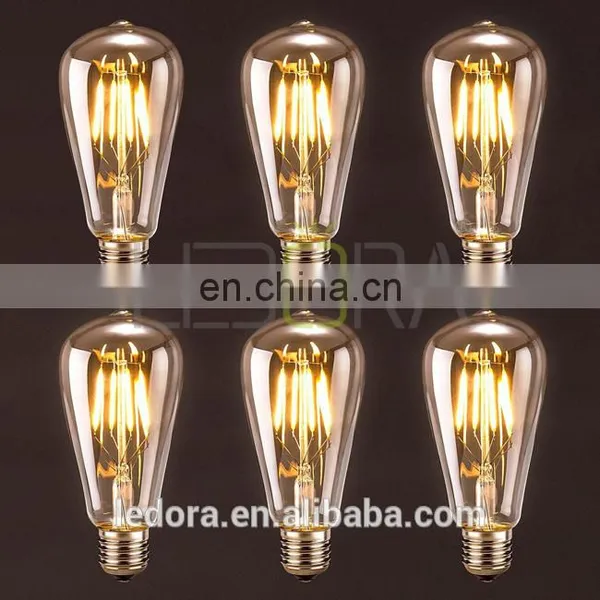 dc 12v Filament Edison Led Bulb St64 E27 B22 Vintage Lamp 24v Led 3w/5w/7w/10w