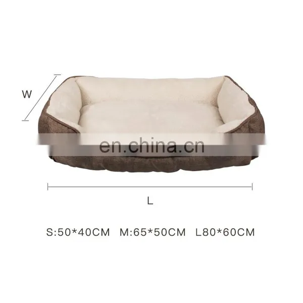 Wholesale Washable High Quality Custom Insert Designer Luxury Large Big Bunk Doggie Bedding Pet Dog Bed For Dog Pet photo-4