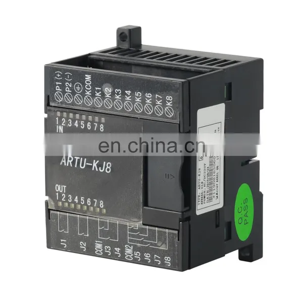 Acrel 300286.SZ Din Rail ARTU-KJ8 Multi-circuit Remote Terminal Unit Collect 8 Switch Signals Output 8 Relay Signal photo-4