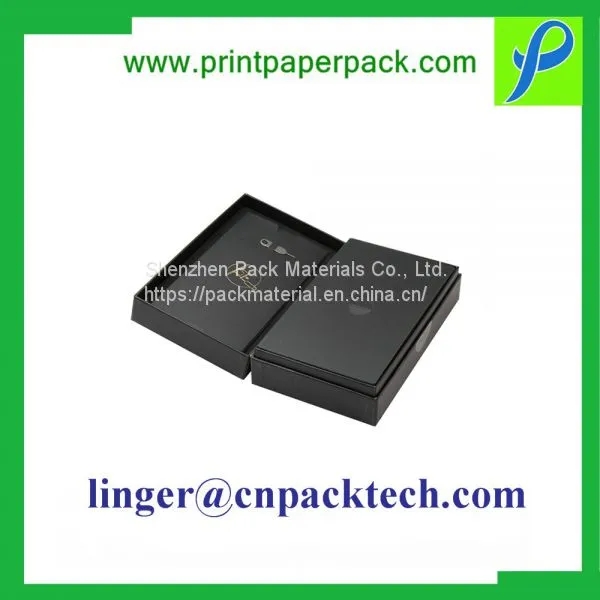 Luxury Paper Cardboard Gold Stamping Logo Gift Packing Box photo-3