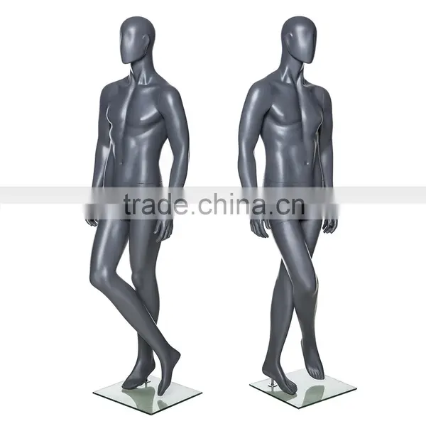 Full Body Fiber Glass Male Mannequin With Abstract Head Sale photo-3