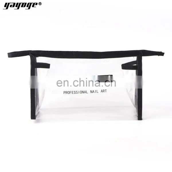 Hot Popular Clear PVC Transparent Cosmetic Bag Nail Salon Use Gel Polish Package Private Label Oem photo-5