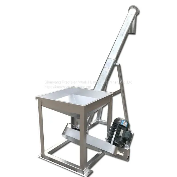 Stainless Steel Inclined Screw Conveyor / Auger Feeder / Spiral Screw Conveyor photo-2