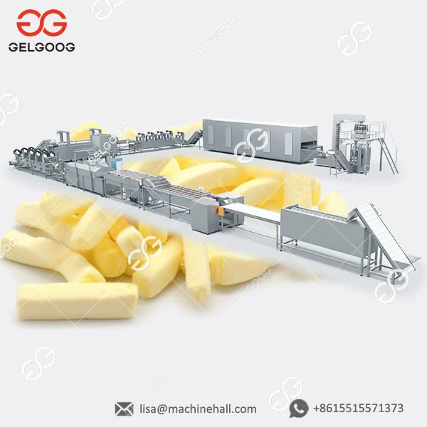 French Fries Production Line Frozen Supplier Frozen French Fries Production Line Price Semi Automatic Potato Chips Making Machine Price photo-3