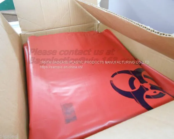 Biohazard Treatment Bags, Sterilized Bags, Disposal Bags, Waste Sacks, Hazardous Waste Bag With Ties photo-3