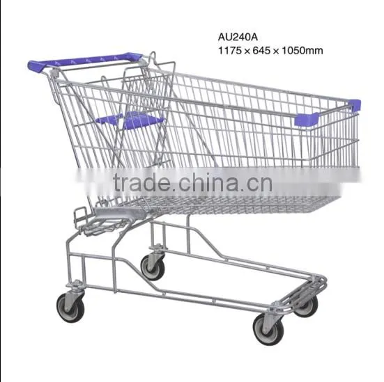 Australia Style Smart Classcial Steel Unfolding 100L Shopping Trolley photo-4