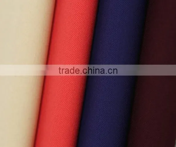 Wholesale Cheap High Quality TR Twill Serge Fabric for Business Suit in Stock photo-5