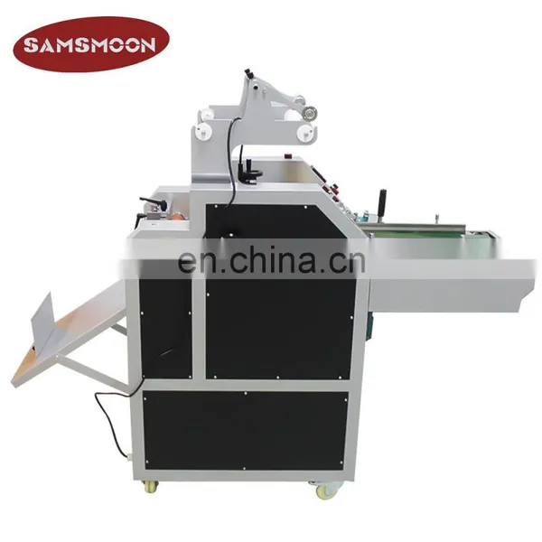 Best Selling Products Max 390Mm Width Hydraulic Hot Roll Paper Laminating Film Lamination Machine photo-2