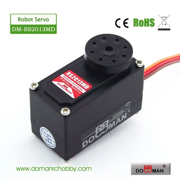 DM-RS2013MD Metal Gear 20kg Low Profile 270 Degree Digital rc Robot Servo photo-3