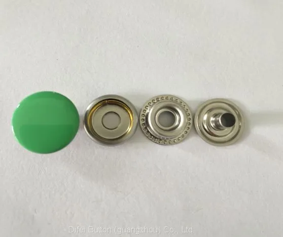 Brass Material Enamel Color Press Snap Buttons 405#15mm for Clothes