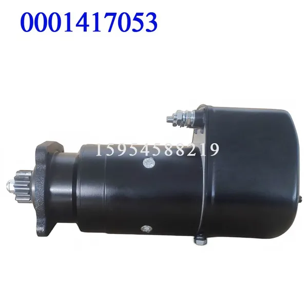 Bosch 0001417053 Automotive Starter Motor Manufacturing Starter Motor 6.5kw China 24V Engine Starter for Renault Truck photo-2