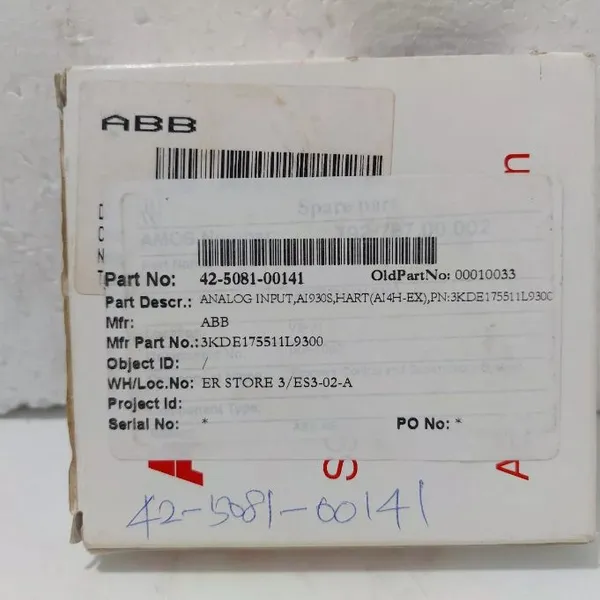 ABB AI930S 3KDE175511L9300 Analog Input, HART (AI4H-Ex) photo-4