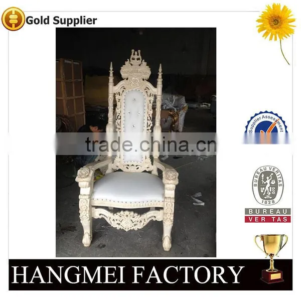 Top Quality Baroque Queen Throne King Chair For Wedding photo-5