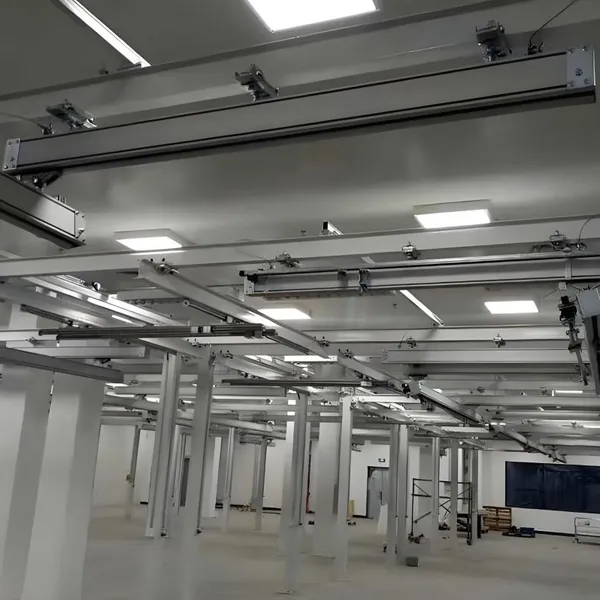 На заказ алюминиевые световые потолочные козловые мостовые кранчики