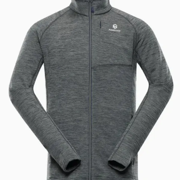 Men's Full-Zip Sweatshirt Lightweight Outdoor Active Jacket