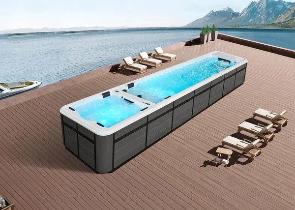 Infinity Swimming Pool; Private Courtyard; Rooftop Pool; Temperature-controlled Pool; Large Smart Home Wave Pool; Endless Swimming