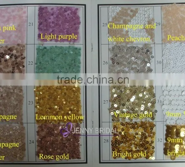Jenny Bridal Wedding Sequin Tablecloths Wholesale Sequin Fabric Quality Choice photo-2