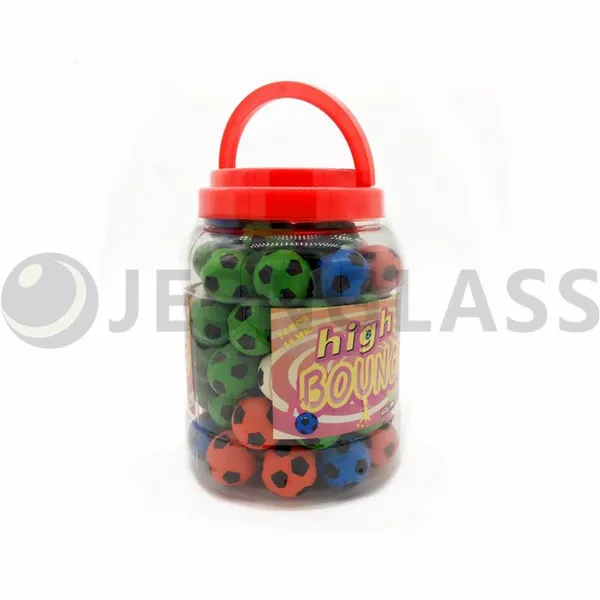 Hot Sale High Bouncy Ball Children's Toy Rubber Balls 35 MM PET Bottle Package