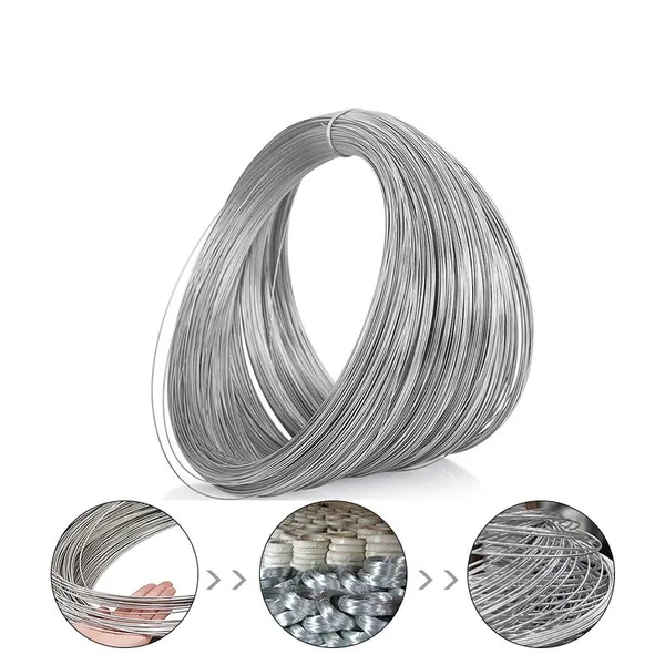 0.15mm-6.0mm Hot Dipped Galvanized Electro Galvanized Iron Steel Wire for Armour Cable photo-2
