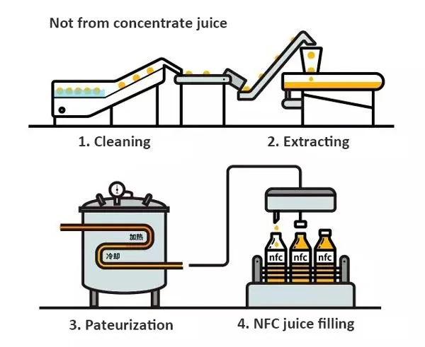 Cold Press NFC Orange Juice Production Plant Making Machines photo-2